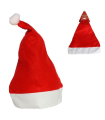 Tradineur - Pack de 12 gorros de Papá Noel para adultos, poliéster, accesorios navideños, sombreros, Navidad, carnaval, fiestas (Adulto, 30 x 40 cm)