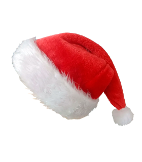 Tradineur - Gorros navideños de Santa Claus - Fabricado 100% en poliéster - Disfraces para navidad - 47 x 30 cm - Talla Adulta