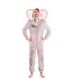 Disfraz elefante de color gris para adultos y jovenes para carnavales, halloween y celebraciones, talla S