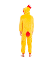 Tradineur - Disfraz de gallo para adulto, poliéster, incluye mono con capucha, atuendo divertido de carnaval, Halloween, cosplay (Hombre, Talla S)