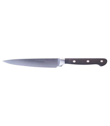 Tradineur - Cuchillo cocinero forjado de 15 cm con mango. Cuchillo para realizar labores de cocina