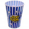 Gerimport - Cubo de palomitas de plástico 18 x 15 cm. Bol, recipiente, tarro, estilo vintage (Color surtido)