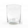 Tradineur - Caja de 6 Vasos Modelo Liberty - Capacidad: 280 ml - Fabricado en Vidrio - Apto para lavavajillas - Tamaño aprox: Ø