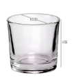 Tradineur - Vaso de chupito modelo "CoK" - Fabricado en cristal - Ideal para Servir licores, celebraciones, fiestas (Ø 5 x 4,5 cm, 4,8 cl)