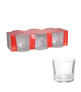 Tradineur - Vaso de chupito modelo "CoK" - Fabricado en cristal - Ideal para Servir licores, celebraciones, fiestas (Ø 5 x 4,5 cm, 4,8 cl)