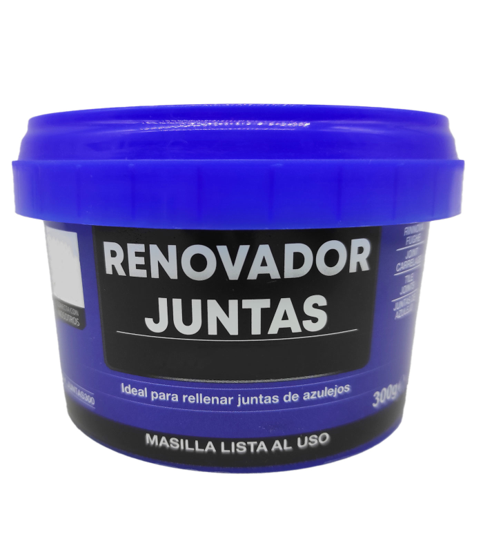 Tradineur - Renovador de juntas, masilla para azulejos, rellenar, albañilería, lista para usar, fabricado en España (300 g)