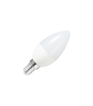 Pack 6 bombillas led vela de 4W E14 85% economizadora de energía 320 lm 4000k luz natural neutra 180 - 240 v 34 w A+