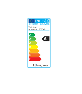 Bombilla led E27 10w luz blanca fría 6400k economizadora de energía 85% A + 108 mm 900 lm