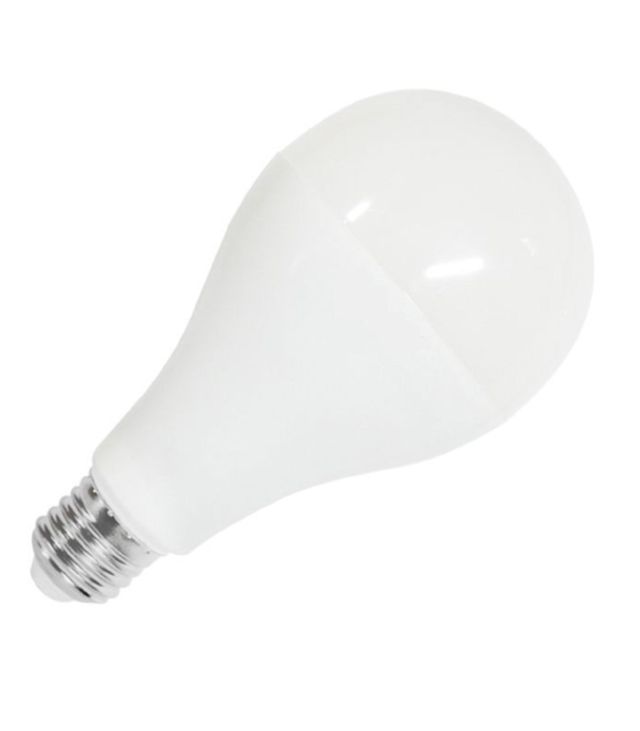 Bombilla led  E27 20w luz blanca fría 6000k economizadora de energía A+ 85% 155 mm