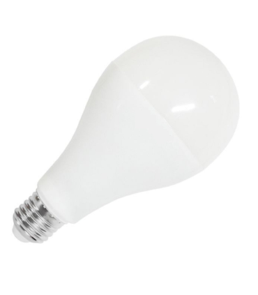 Bombilla led  E27 20w luz blanca fría 6000k economizadora de energía A+ 85% 155 mm