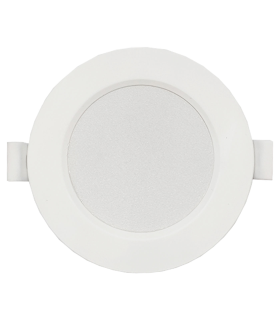 Tradineur - Lámpara de techo led cuadrado, retroiluminado, 6 w, 420  lm, luz blanca fría, foco led para cocina sala de estar, dormitorio, pasillo 11.5 x 3 x 11.5 cm.