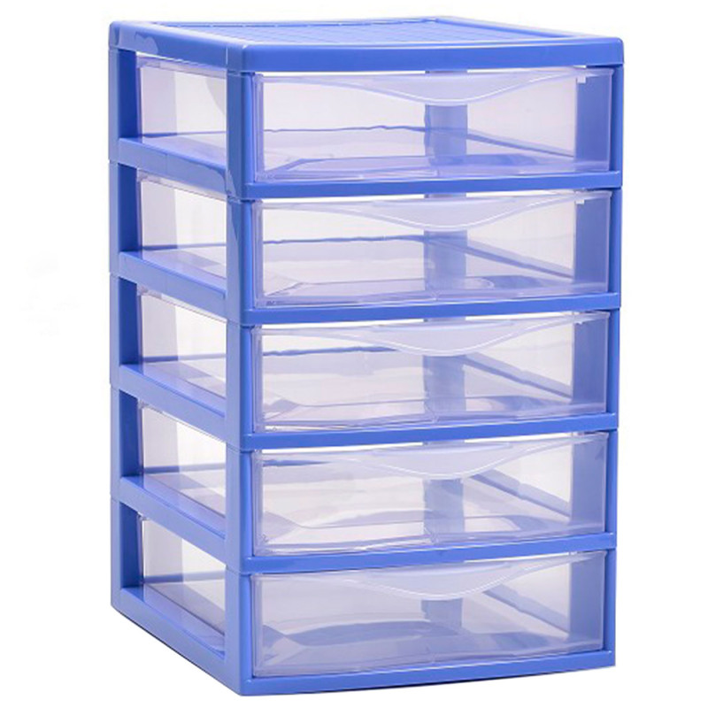 Tradineur - Cajonera guadiana de sobremesa, incluye 5 cajones transparentes, torre de almacenaje, armario, baño, oficina, fabric Tradineur - Cajonera guadiana de sobremesa, incluye 5 cajones transparentes, torre de almacenaje, armario, baño, oficina, fabric