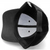 Tradineur - Gorra clásica de adulto con ajuste posterior regulable, 100% poliéster, accesorio deporte, skate, aire libre (Negro,