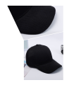 Tradineur - Gorra clásica de adulto con ajuste posterior de velcro, 100% poliéster, accesorio deporte, skate, aire libre (Negro, talla única, unisex)