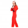 Disfraz atracador con capucha, fibra sintética, incluye mono, accesorios no incluidos, carnaval, halloween, cosplay, fiesta, adu