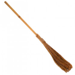 Tradineur - Escoba de bruja de 1 m - Para jóvenes y adultos - complementos para carnaval, halloween y celebraciones - Modelo ale