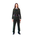 Tradineur - Disfraz de guardia civil de adulto, agente, fibra sintética, incluye chaqueta, pantalón y cinturón, carnaval, Halloween, cosplay (Unisex, Talla L)