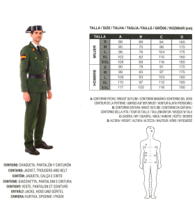 Tradineur - Disfraz de guardia civil de adulto, agente, fibra sintética, incluye chaqueta, pantalón y cinturón, carnaval, Halloween, cosplay (Unisex, Talla L)