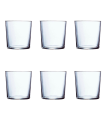 Luminarc - Pack 18 vasos de cristal: 6 x 53 cl, 6 x 36 cl y 6 x 23 cl, set gorbea de 18 vasos en diferentes tamaños