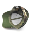 Tradineur - Gorra militar de adulto, 100% poliéster, ajuste posterior de velcro, accesorio deporte, skate, aire libre (Camuflaje, talla única, unisex)