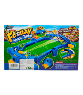 Juego de fútbol con disparadores, juego de mesa, juguete para niños, pinball de football, futbolín, 2 jugadores, dimensiones 37,5 x 18 x 3,5 cm, modelo aleatorio