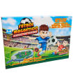 Juego de fútbol con disparadores, juego de mesa, juguete para niños, pinball de football, futbolín, 2 jugadores, dimensiones 37,5 x 18 x 3,5 cm, modelo aleatorio