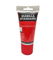 Tradineur - Pack de 2 tubos de masilla standard, reparar grietas, enlucidos, alisado, reparación agujeros, uso interior, albañilería, bricolaje - 150 g