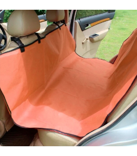 Tradineur - Manta protectora de mascotas para asientos de coche, poliéster, funda, cubierta, protector para perros, gatos, fácil de instalar - 185 x 150 cm - Color aleatorio