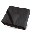 Tradineur - Pack de 50 servilletas de papel, 2 capas, biodegradables, reciclables, muy suaves, fiestas, decoración de Navidad (Negro - 40 x 40 cm)