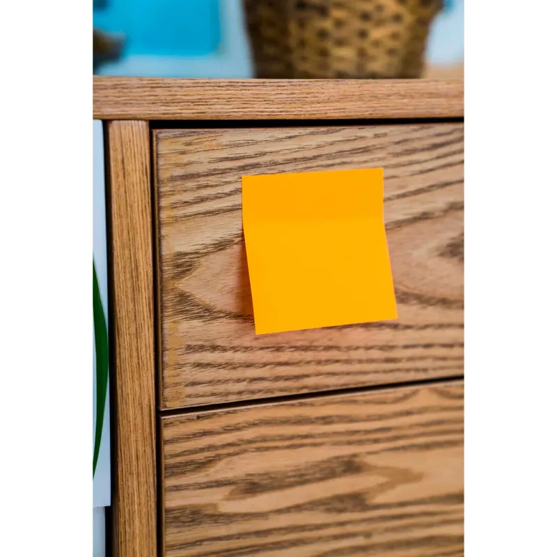 Tradineur - Pack de 3 tacos de notas adhesivas, 400 hojas, etiquetas de papel autoadhesivas para marcar apuntes, estudiantes, of