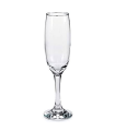 Tradineur - Set de 6 copas de cava de cristal, modelo Imperial, champán, cócteles, resistentes, aptas para lavavajillas, celebraciones (21 cl, 21 cm)