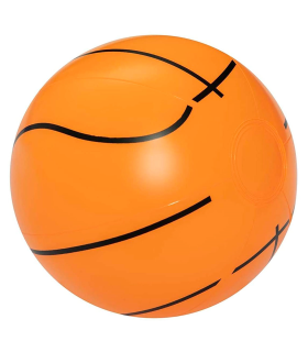 Tradineur - Canasta de baloncesto hinchable con pelota para piscina, juego de basket flotante, deportes acuáticos, familia, amigos, diámetro 61 cm