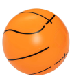 Tradineur - Canasta de baloncesto hinchable con pelota para piscina, juego de basket flotante, deportes acuáticos, familia, amigos, diámetro 61 cm