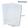 Tradineur - 3 paquetes de 36 bolsas transparentes de plástico para caramelos, envolver galletas, chuches, fiestas, cumpleaños, r