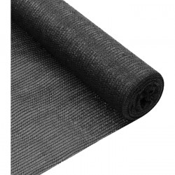 Tradineur - Rollo de malla de sombreo tupida, cierre de ocultación de 120 g/m2, alta resistencia, tela para cercar jardines, fin