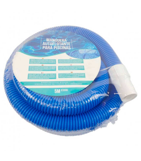 Tradineur - Manguera autoflotante de 2 terminales para pisicna, manguera limpiafondos, depuradoras, filtros de agua, 5 m x 38 mm