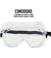 Gafas de seguridad, protector de ojos, prevención y seguridad, fabricado en PVC. No protegen contra los rayos UV. 7 x 15,5 x 5,5 cm