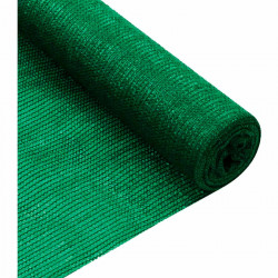 Tradineur - Rollo de malla de sombreo tupida, cierre de ocultación de 120 g/m2, alta resistencia, tela para cercar jardines, fin