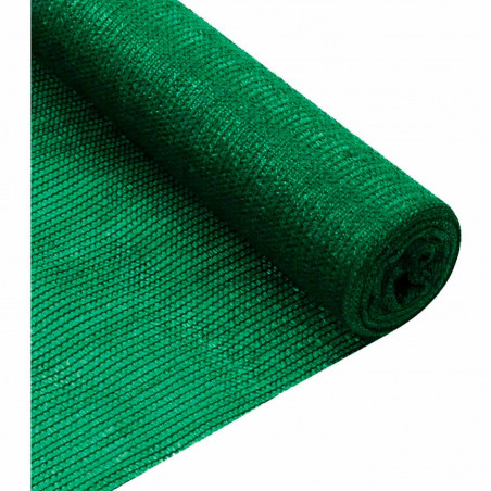 Tradineur - Rollo de malla de sombreo tupida, cierre de ocultación de 120 g/m2, alta resistencia, tela para cercar jardines, fin