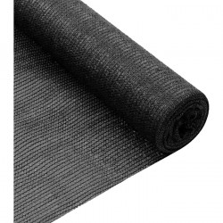 Tradineur - Rollo de malla de sombreo tupida, cierre de ocultación de 120 g/m2, alta resistencia, tela para cercar jardines, fin