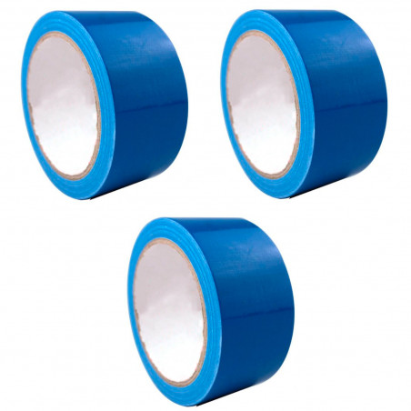 Tradineur - Pack de 3 cintas americanas extrafuertes, universal, fuerte adherencia, impermeable, corte fácil, reparar, sellar, r