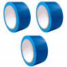 Tradineur - Pack de 3 cintas americanas extrafuertes, universal, fuerte adherencia, impermeable, corte fácil, reparar, sellar, r