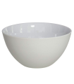 Tradineur - Bol de porcelana, cuenco, tazón de desayuno, cereales, postres, aperitivos, sopa, apto para lavavajillas y microondas (Blanco, Ø 13 cm)