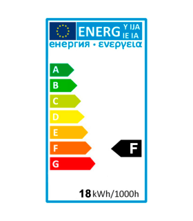 Tradineur - Bombilla LED estándar grande, globo, G120, E27, 18W equivalente a 162W, 1912 lúmenes, 6500K, luz blanca fría, eficiencia energética F, 20000 horas - 18 x 12 cm