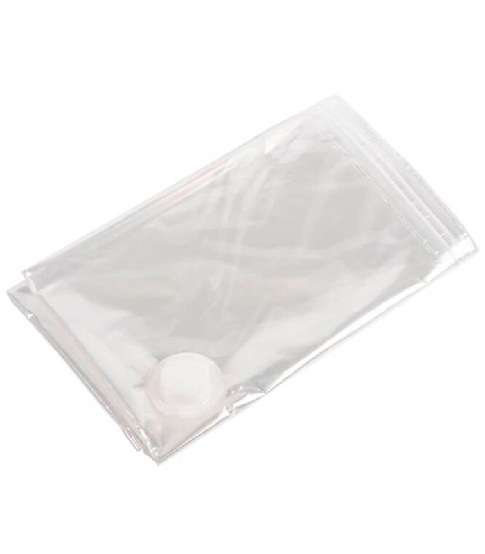 Tradineur - Pack de 4 bolsas salva espacio transparentes, almacenaje, guardar ropa al vacío, ahorro de espacio, envasar prendas, ropa de cama, mantas, 40 x 50 cm