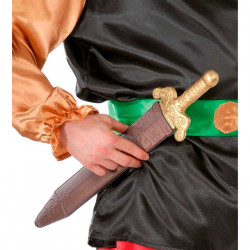 Tradineur - Espada romana de plástico de 50 cm para jóvenes y adultos, complementos para carnaval, halloween y celebraciones - 4