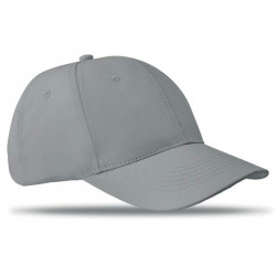 Tradineur - Gorra con ajuste posterior regulable, adulto, 100% poliéster, accesorio deporte, skate, aire libre (Gris oscuro, tal