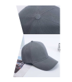 Tradineur - Gorra con ajuste posterior de velcro, adulto, 100% poliéster, accesorio deporte, skate, aire libre (Gris oscuro, talla única, unisex)