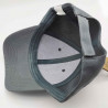 Tradineur - Gorra con ajuste posterior regulable, adulto, 100% poliéster, accesorio deporte, skate, aire libre (Gris oscuro, tal