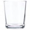 Tradineur - Set de 4 vasos de cristal 295 ml, modelo París, juego de vasos clásicos para agua, bebidas, 8 x 9 cm, resistentes, l
